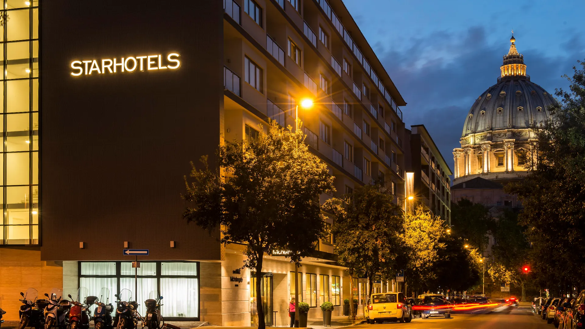 Starhotels Michelangelo Rome location